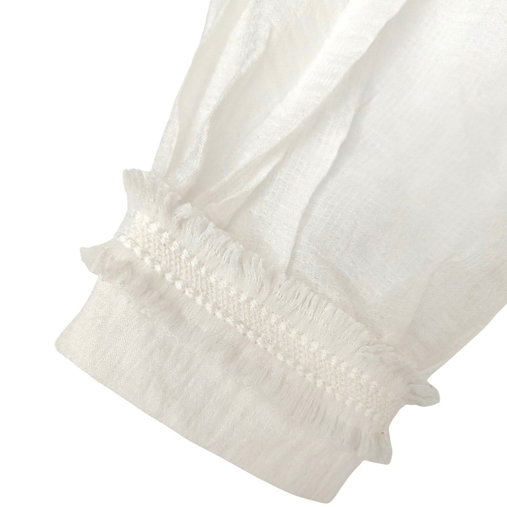 Labelrail x Collyer Twins White Tiered Boho Mini Dress Size 10 - Picture 10 of 16
